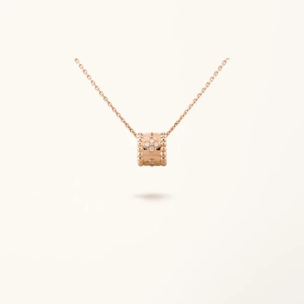 [ZYRONO] PERLEE PEDANT PINK GOLD NECKLACE FREE SHIPPING