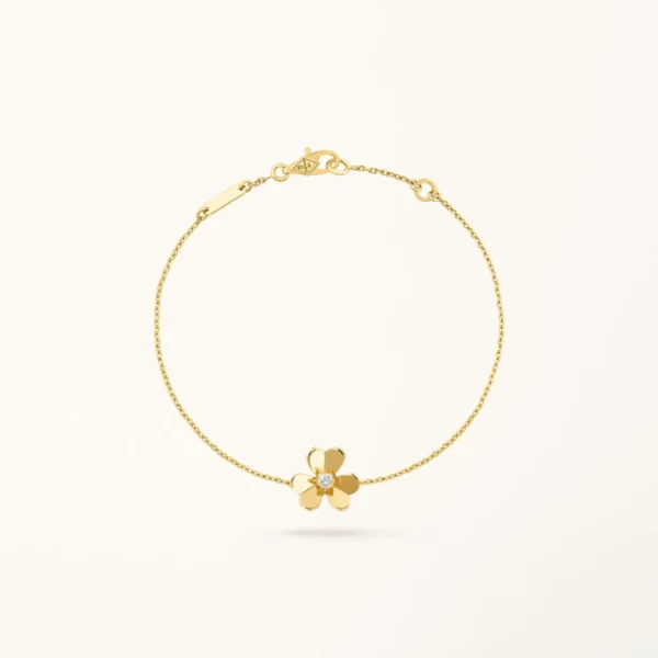 [ZYRONO] FRIVOLE GOLD FLOWER BRACELET FREE SHIPPING