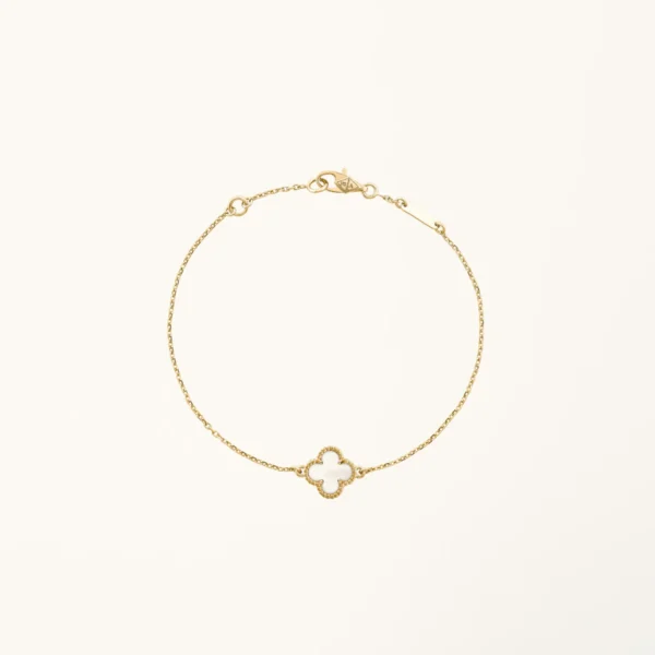 [ZYRONO] CLOVER GOLD MOP BRACELET FREE SHIPPING