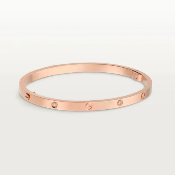 [ZYRONO] LOVE BRACELET 3.65MM 6 DIAMONDS
