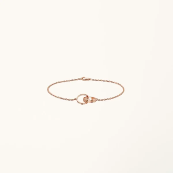 [ZYRONO] LOVE BRACELET DOUBLE RING