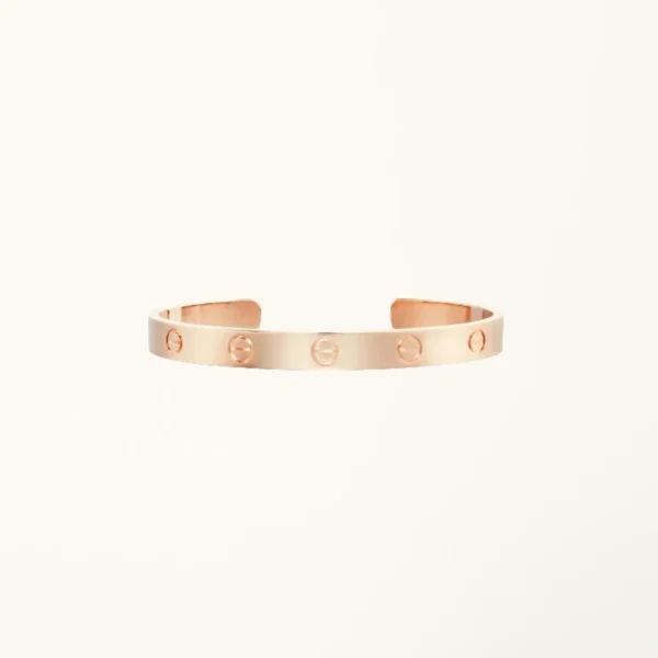 [ZYRONO] LOVE BRACELET 6.2MM OPEN CUFF