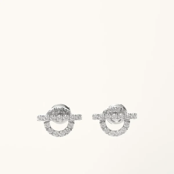[ZYRONO] ECHAPPEE MINI DIAMOND STUD EARRINGS FREE SHIPPING