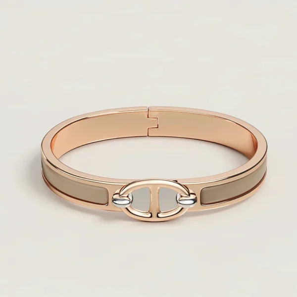 [Zyrono] CLIC CHAINE PINK GOLD BRACELET FREE SHIPPING