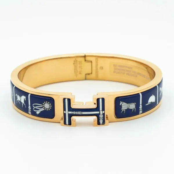 [Zyrono] H BRACELET BLUE CERAMIC FREE SHIPPING