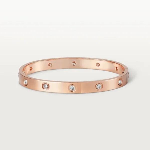 [Zyrono] LOVE BRACELET 6.1MM 10 DIAMONDS