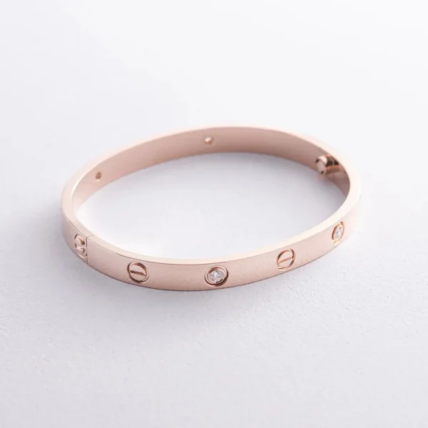 [Zyrono] LOVE BRACELET 6.1MM 4 DIAMONDS