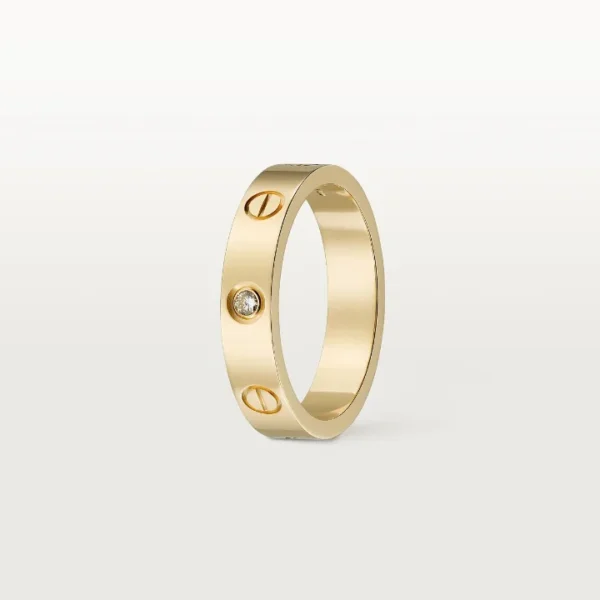 [Zyrono] LOVE RING 4MM 1 DIAMOND