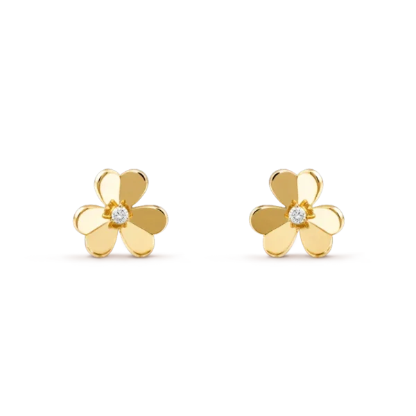 [Zyrono] FRIVOLE GOLD FLOWER EARRINGS FREE SHIPPING