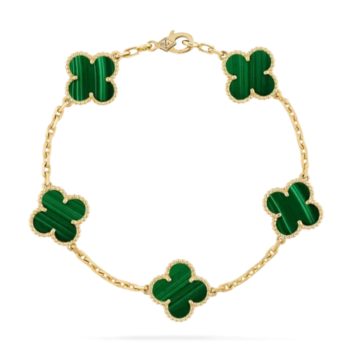 van cleef arpels vintage alhambra bracelet 5 motifs yellow gold malachite vcarl80900 coral 2 720x 123b4e77 ef1d 42f6 bd9f 6f8de1388f0f