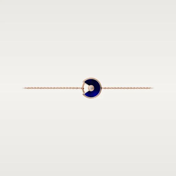 [Zyrono] AMULETTE AGATE PINK GOLD BRACELET FREE SHIPPING