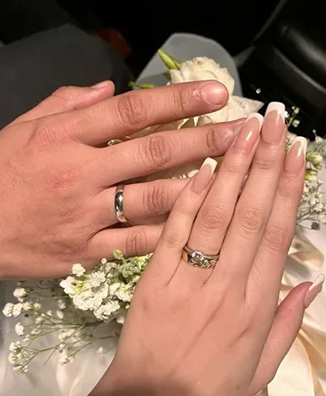 [ZYRONO] WHITE GOLD BOND OF SILENCE – ELEGANT NO-STONE RING FOR QUIET, ENDURING LOVE, 3.5 MM WIDTH photo review