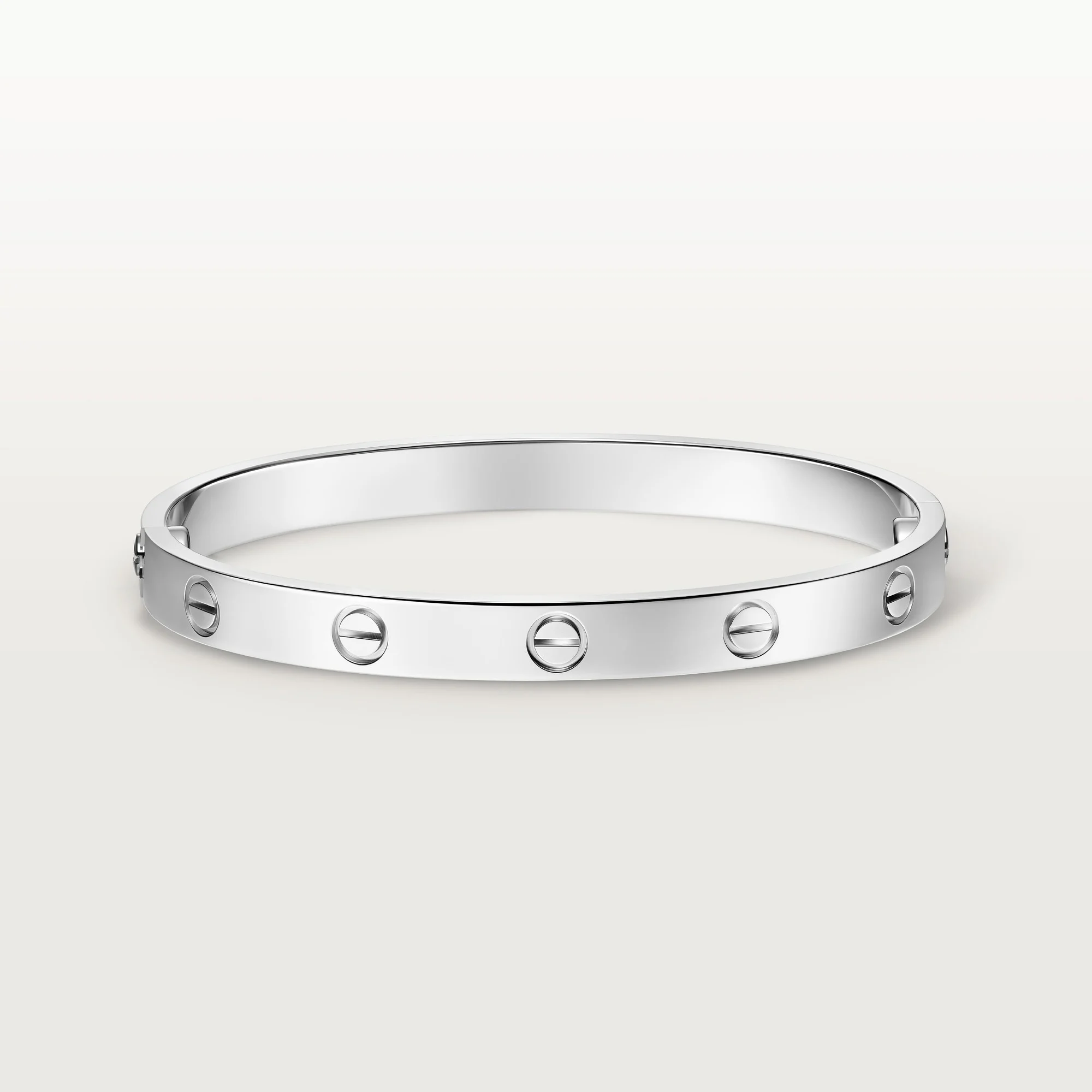Luxury Minimalist White Gold Screw Bracelet, Classic Model - quality1 Luxury Minimalist White Gold Screw Bracelet Classic Model quality1