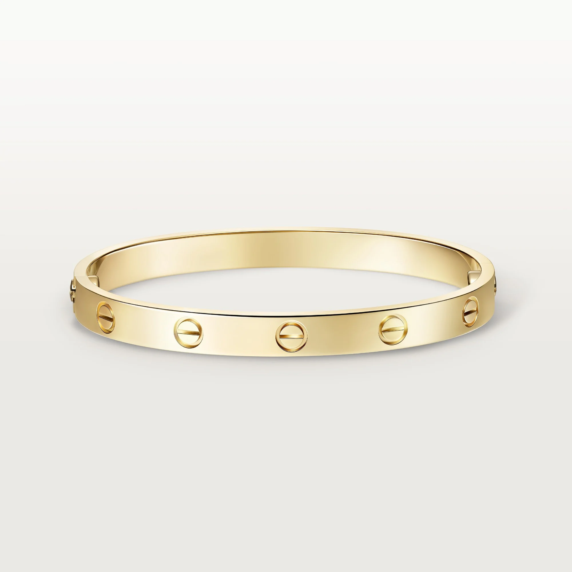 Luxury Minimalist Yellow Gold Screw Bracelet, Classic Model zyrono1 Luxury Minimalist Yellow Gold Screw Bracelet Classic Model zyrono1