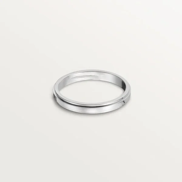 [ZYRONO] PLATINUM GOLD FLOW OF HARMONY – THE LANGUAGE OF SIMPLICITY AND BEAUTY, 2.5 MM WIDTH