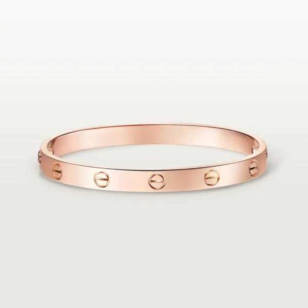 [ZYRONO] LUXURY MINIMALIST PINK GOLD SCREW BRACELET, CLASSIC MODEL