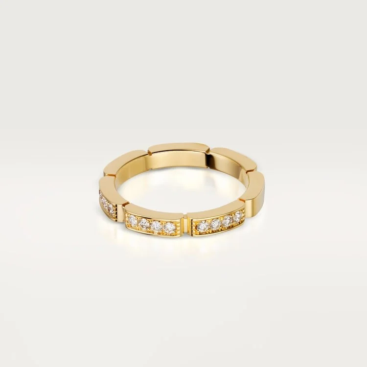 ryzono Gold Brilliance Of Unity – Segment-Linked Ring With Gleaming Stones quality1 ryzono Gold Brilliance Of Unity – Segment Linked Ring With Gleaming Stones quality1