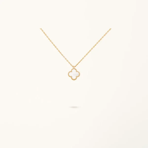 18K Gold Plated Four-Leaf Clover Necklace in S925 Sterling Silver –  Mini  Jewelry for Women